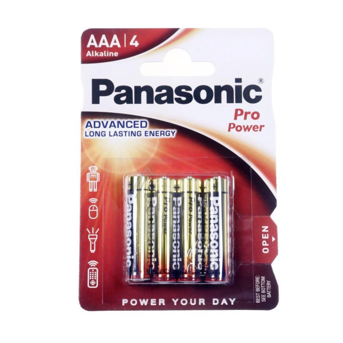 Panasonic AAA-batterijen – 1,5V – blister 4 stuks